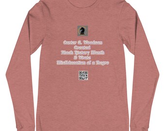 カーター G ウッドソン テキスト ロングスリーブ Tシャツ レディース