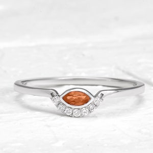 Handmade Mix Sapphire Ring, Genuine Sapphire Ring, Natural Sapphire Ring, Dainty Gold Ring