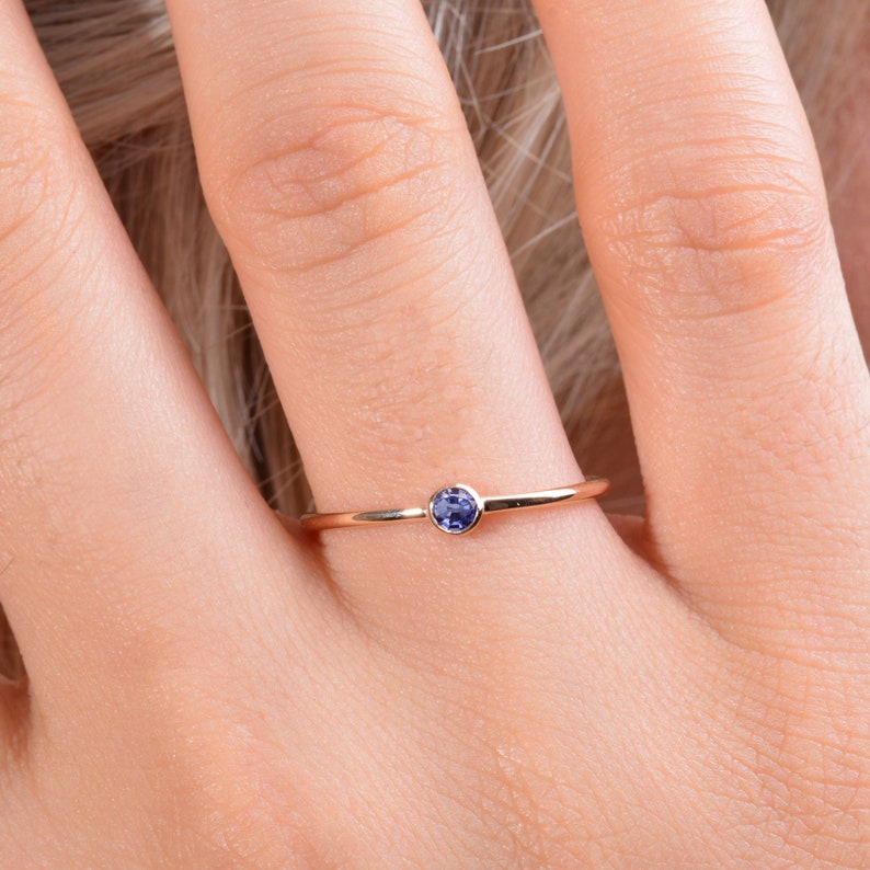 Light Blue Sapphire Engagement Ring Sapphire Engagement Ring Etsy