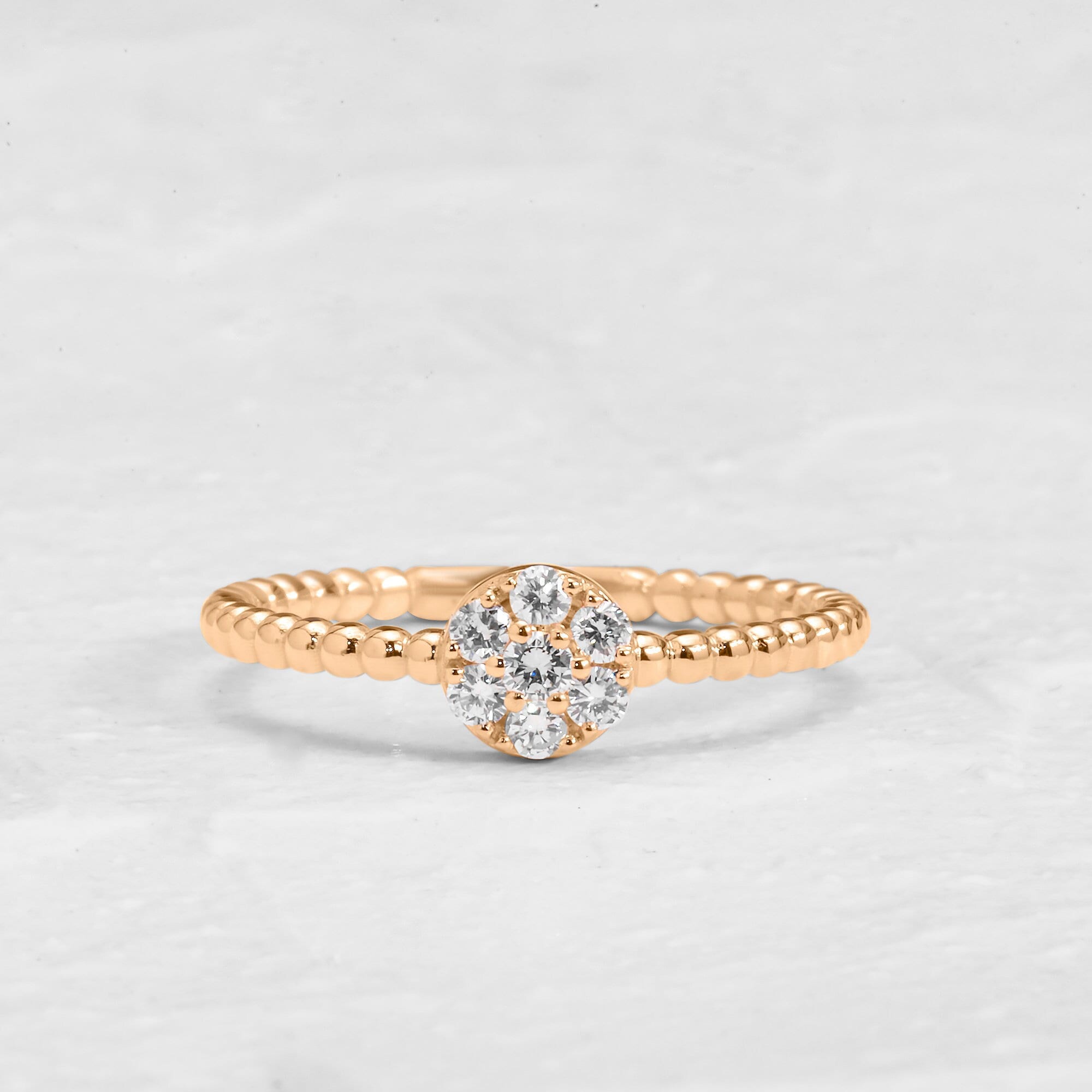 Coronet Cluster Ring,Coronet Diamond Engagement Ring,Engagement Ring