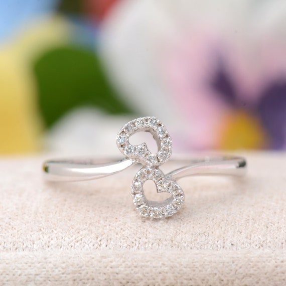 Buy Real Ruby Heart Shape Ring & Diamond Ring | Surat Diamond