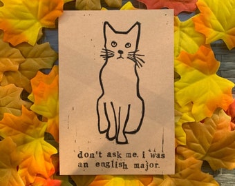Salem linosnede print