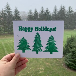 Pine Tree Holiday Card