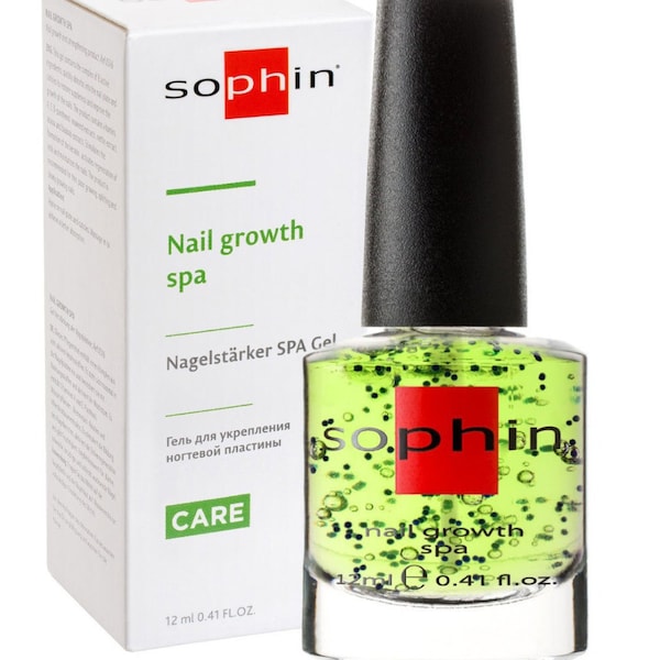 Nail Growth Spa. Nail care treatment. serum for nails and cuticles. manicure care gel.