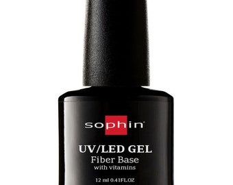 Camouflage base coat for French manicure. SOPHIN Fiber Base with vitamins 0798 Milky