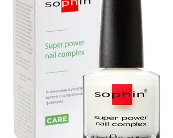 Complejo Super Power Nail. Endurecedor para uñas de hombres/mujeres. Tratamiento de cuidado de uñas con acabado invisible único. Manicura de aspecto natural y saludable.
