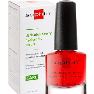 Sérum hyaluronique à la cerise de la Barbade. Soin des ongles. Sérum pour ongles et cuticules. Gel de soin pour manucure.