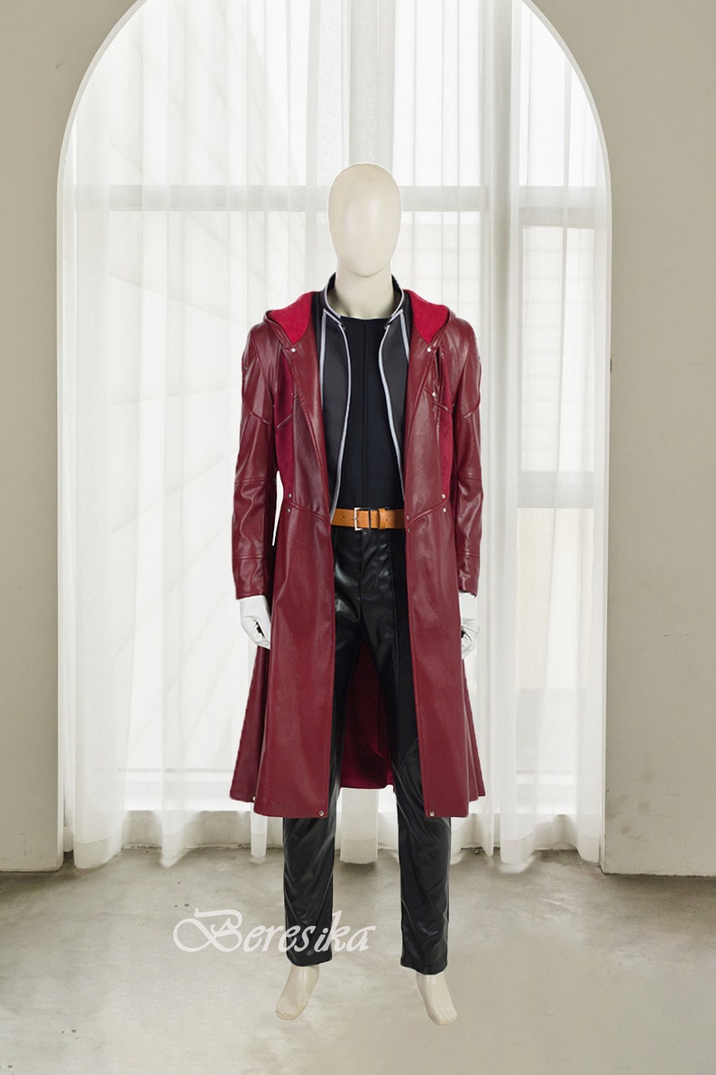 Fullmetal Alchemist Edward Elric's Cosplay Costume Leather Coat Trench Coat 
