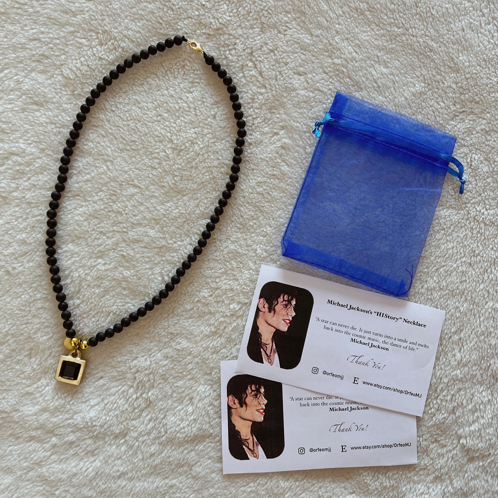 Michael Jacksons history Necklace handmade Replica Etsy