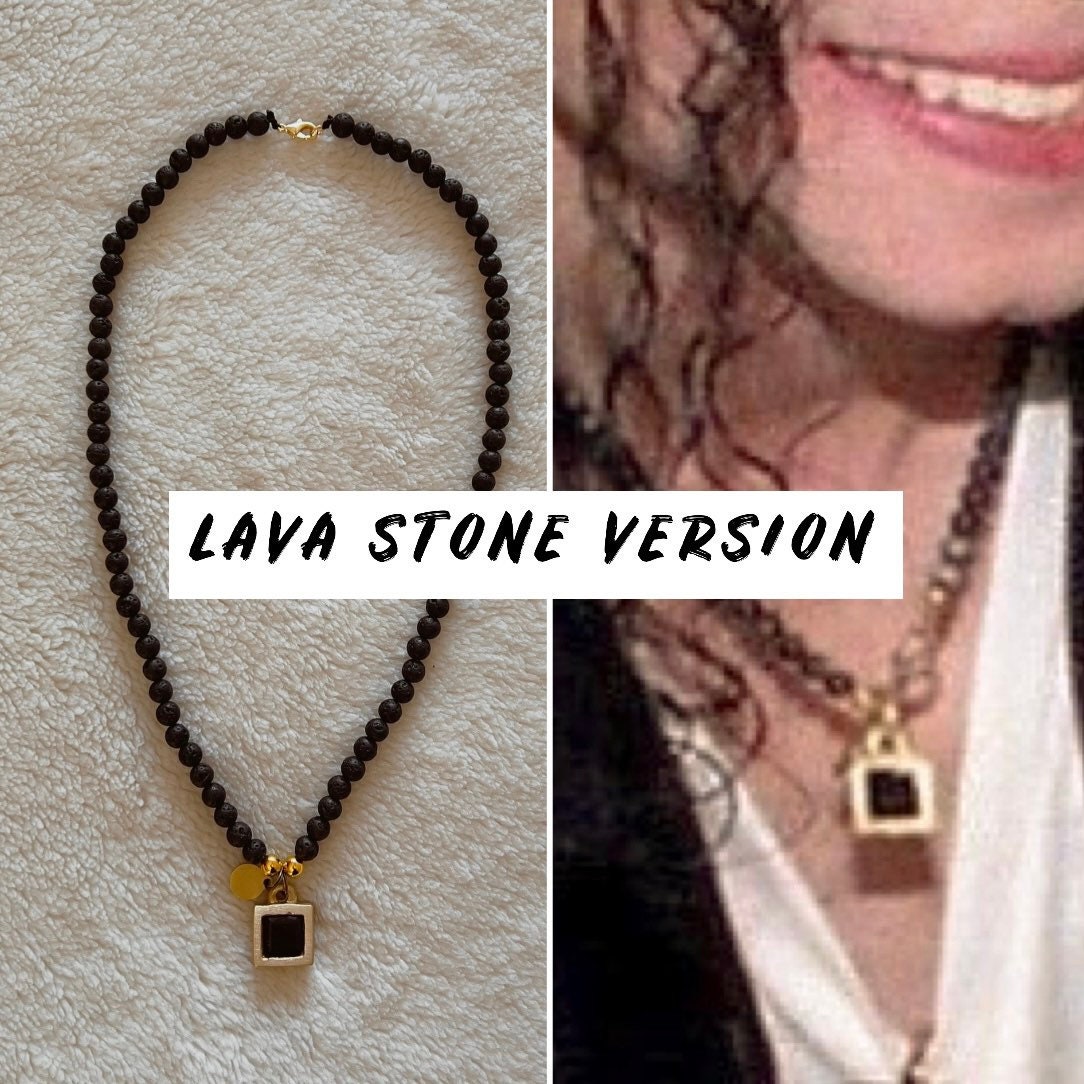The “history” Necklace (handmade Replica) - Lava Stone Version - Etsy