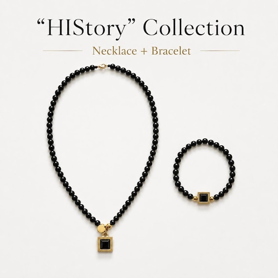 The “history” Necklace + Bracelet Bundle (handmade Replica