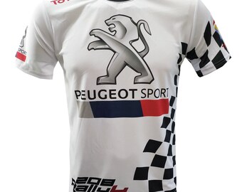 T-shirt Peugeot Sport 208 R4 Maglietta Camiseta Tuning Racing Motorsport Cadeaux de Noël personnalisés Voyage Aventure