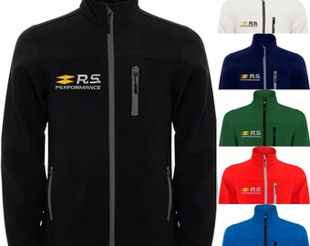 Renault Sport RS Softshell Veste Blouson Chaqueta Giacca Idée cadeau Cadeau logos brodés