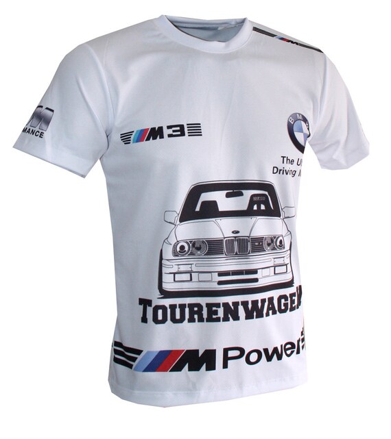 Logo BMW M power M3 E30 on T shirt Maglietta Camiseta Mpower M