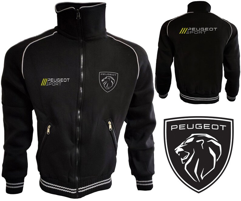 Peugeot Sport Hooded Fleece Jacket Polar Coat Veste Mantel - Etsy
