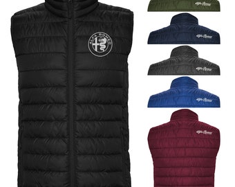 Alfa Romeo Sport Veste sans manches sans manches Veste sans manches Vêtements brodés Tuning Racing Idée cadeau