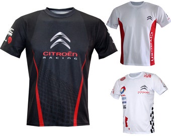 Citroen Racing T-shirt Homme Maglietta Camiseta DS3 C3 C2 Cadeaux de Noël personnalisés Sport Voyage Aventure