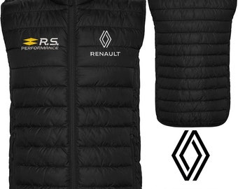 Renault Sport RS Sleeveless Vest Jacket Gilet Embroidered Sport Apparel