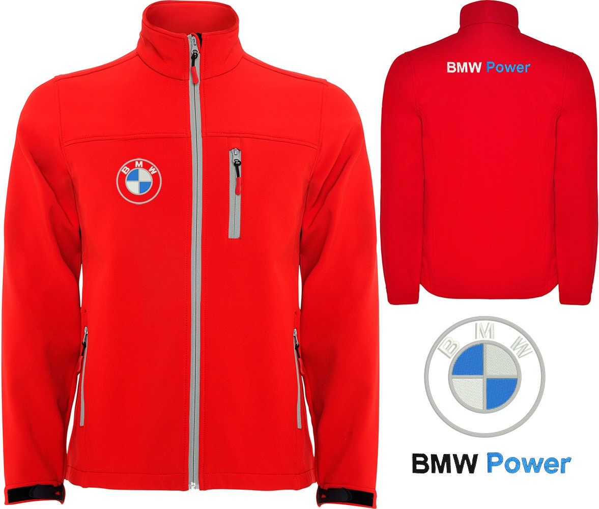 Logo brodé BMW M-Power on Softshell Veste Blouson Chaqueta Giacca