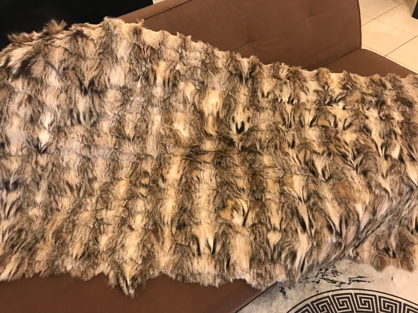 Lynx Fur Blanket Luxury Bedding Animal Hide Blanket Real Etsy