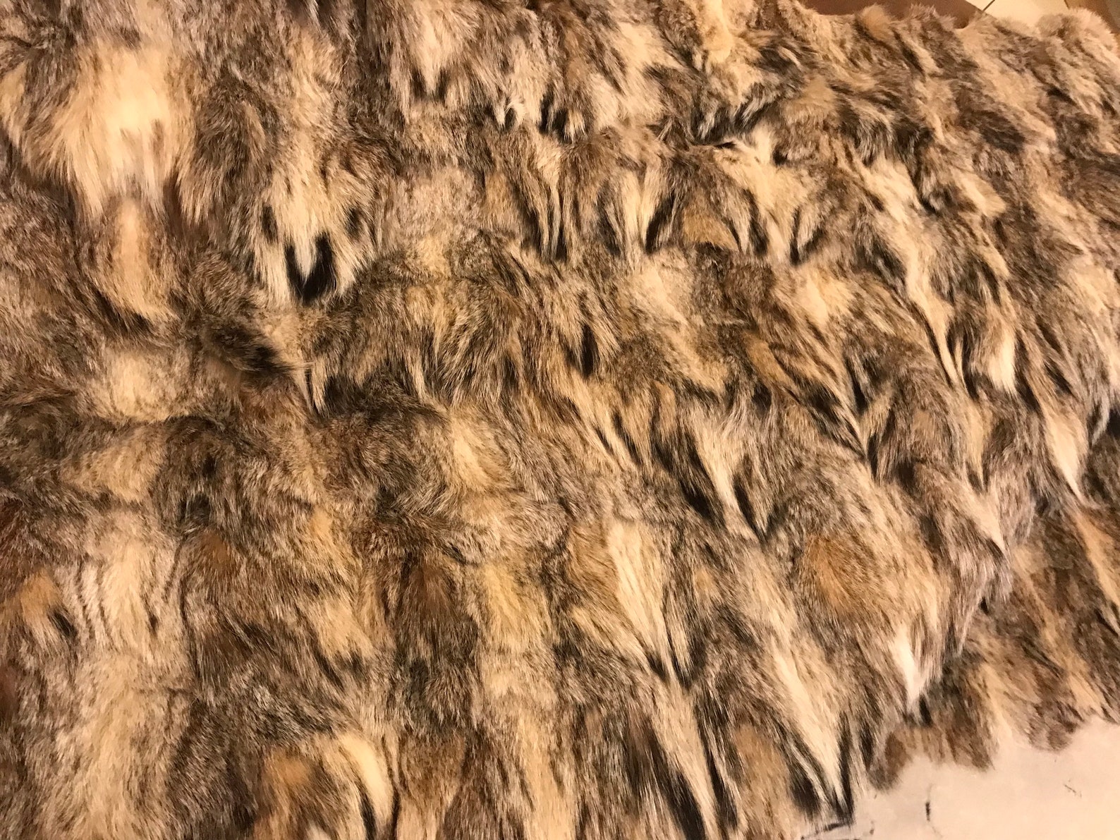 Lynx Fur Blanket Luxury Bedding Animal Hide Blanket Real Etsy