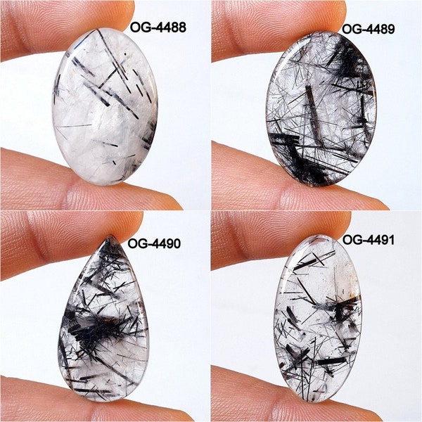 Natural Rutile Stone - Amazing Rutile Cabochon - Polished Rutile Quartz Stone - Rutile Crystal cab for raking Jewellery