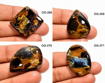 Natural Pietersite Gemstone - AAA+ Quality - Pietersite Cabochon - Pietersite Gemstone - Loose Cab - Gemstone For Making Jewelry