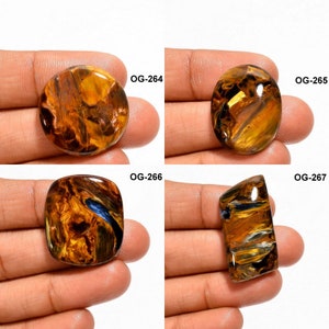 Joli cabochon piétersite Gold Pietersite Cab image 1