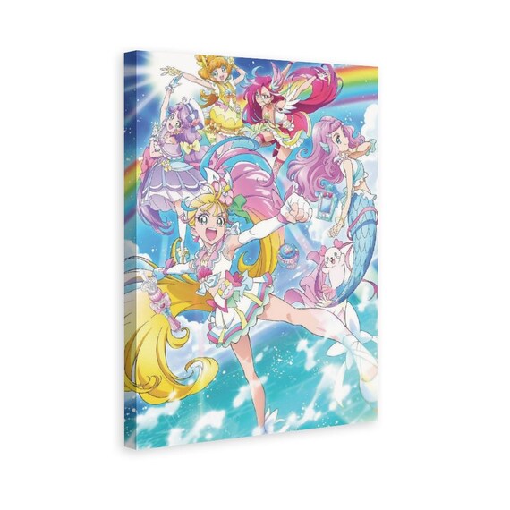 Glitter Force Tropical Rouge Poster Canvas Poster Japanese Etsy Australia
