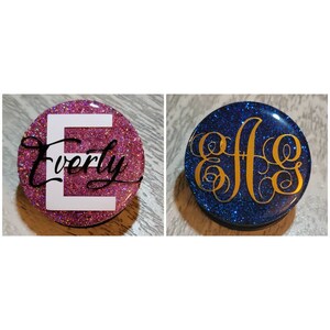 Customizable Glitter Phone Grips (Name or Monogram)