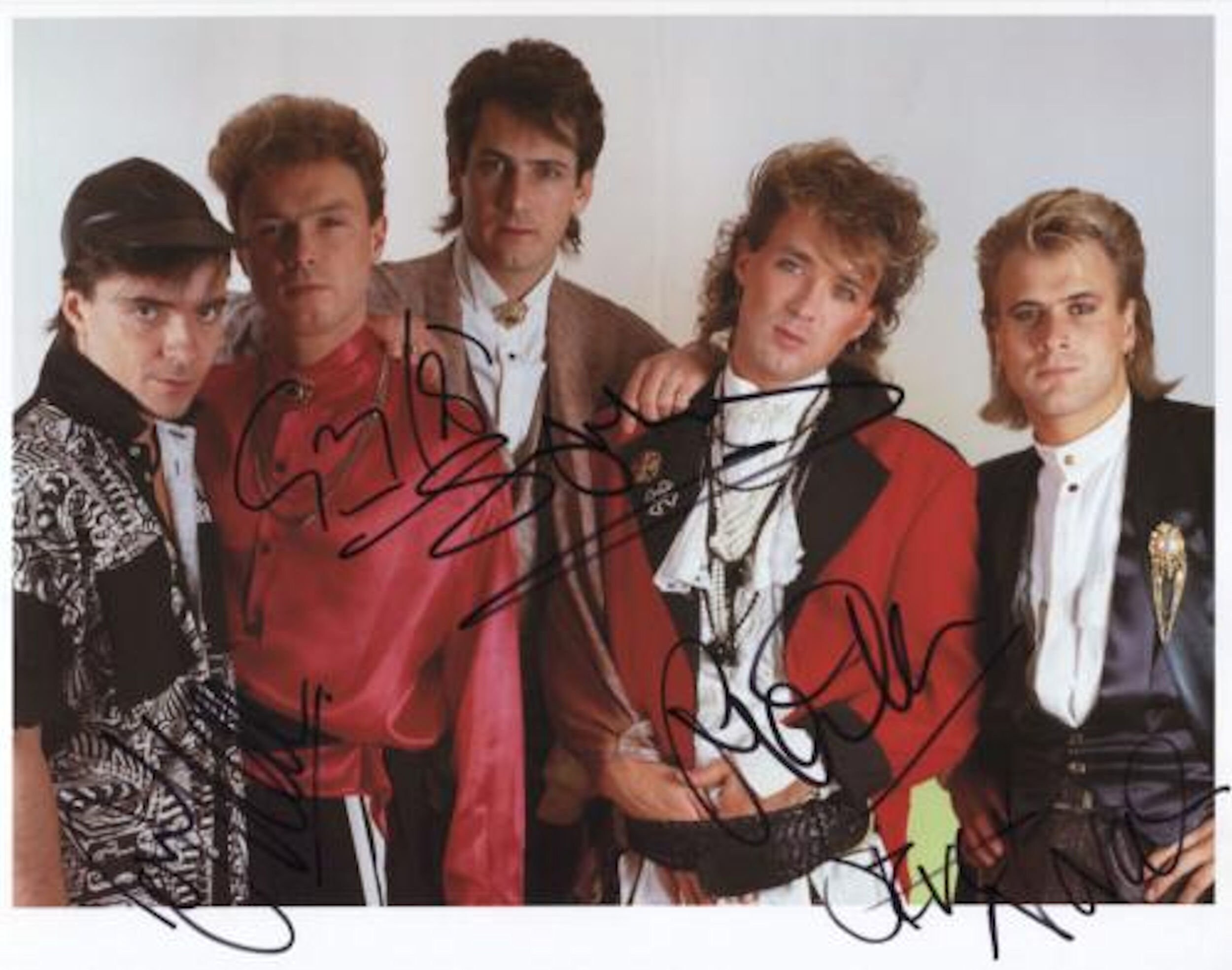 Spandau Ballet Tony Hadley Kemp Brothers Fully Signed 8 Etsy