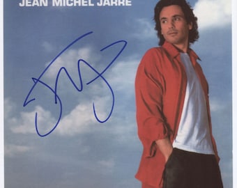 Jean Michel Jarre SIGNED 8" x 10" Photo + Certificate of Authentication 100% Genuine