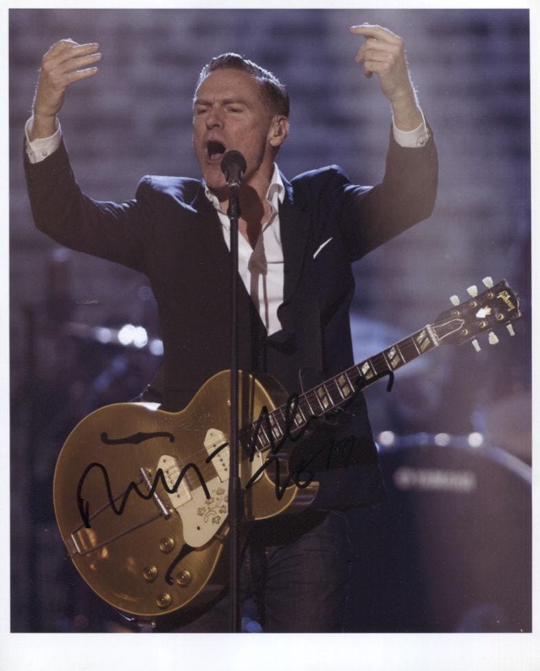 BRYAN ADAMS ブライアン•アダムス　直筆サイン Bryan Adams ブライアン アダムス 直筆サイン PHOTO | SINGERS