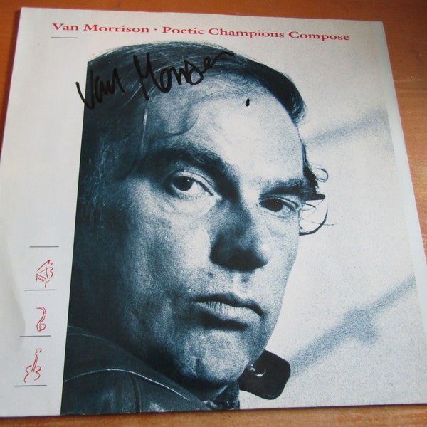 Van Morrison Poetic Champions Compose SIGNED Vinyl LP Album + Certificate of Authentication 100% Genuine