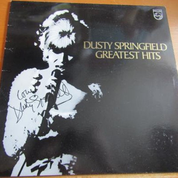 Dusty Springfield SIGNED Greatest Hits U.K. Vinyl LP Album + Great Provenance