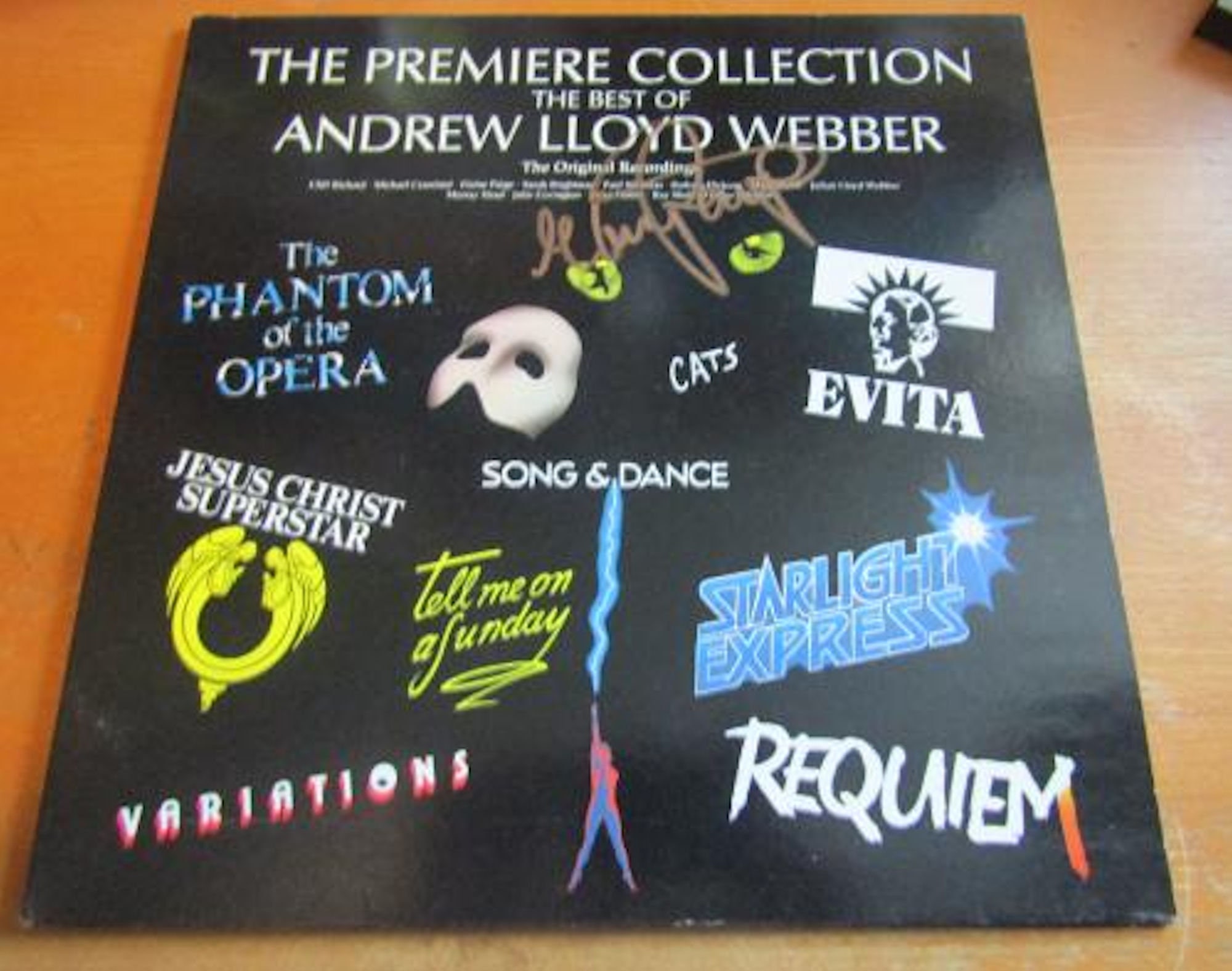 Elaine Paige Andrew Lloyd Webber SIGNED Vinyl Album + Great Provenance