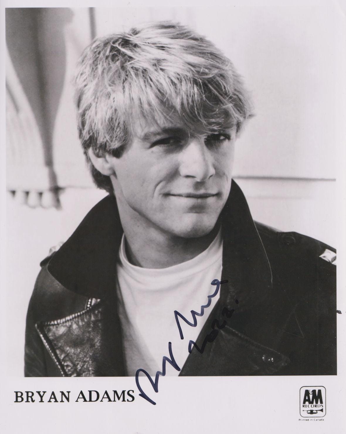 Bryan Adams Signed - Etsy