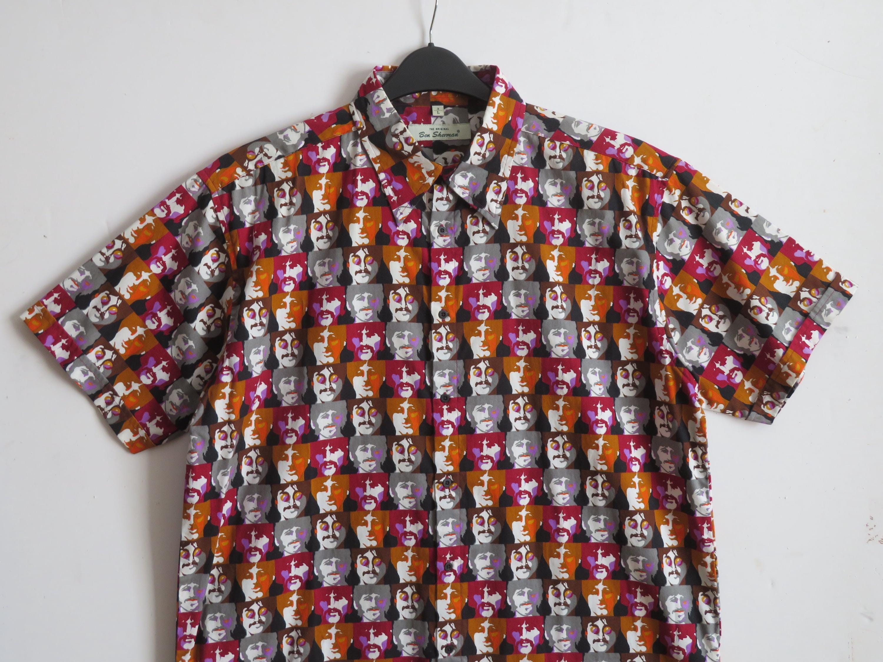 Ben Sherman Beatles Vintage Mens Shirt L Liam Gallagher Owned? - Etsy