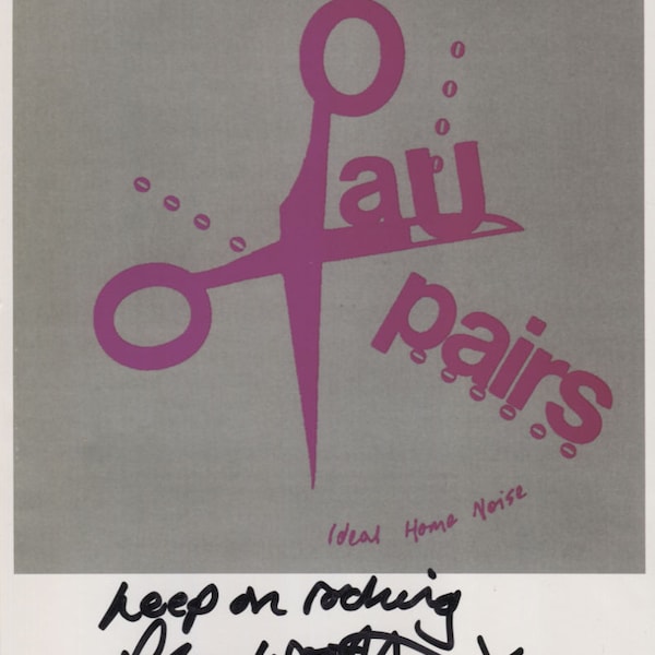 Au Pairs (U.K. Post Punk Band) Lesley Woods SIGNED 8" x 10" Photo + Certificate of Authentication 100% Genuine