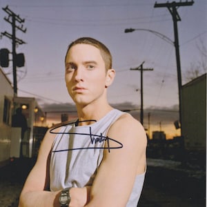 Eminem Slim Shady SIGNED 8&quot; x 10&quot; Photo + Certificate of Authentication 100% Genuine