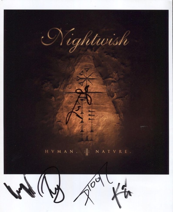 Nightwish (finnish Metal Band) FULLY SIGNED 8