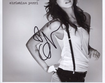 クリスティーナ・ペリー サイン入り 8