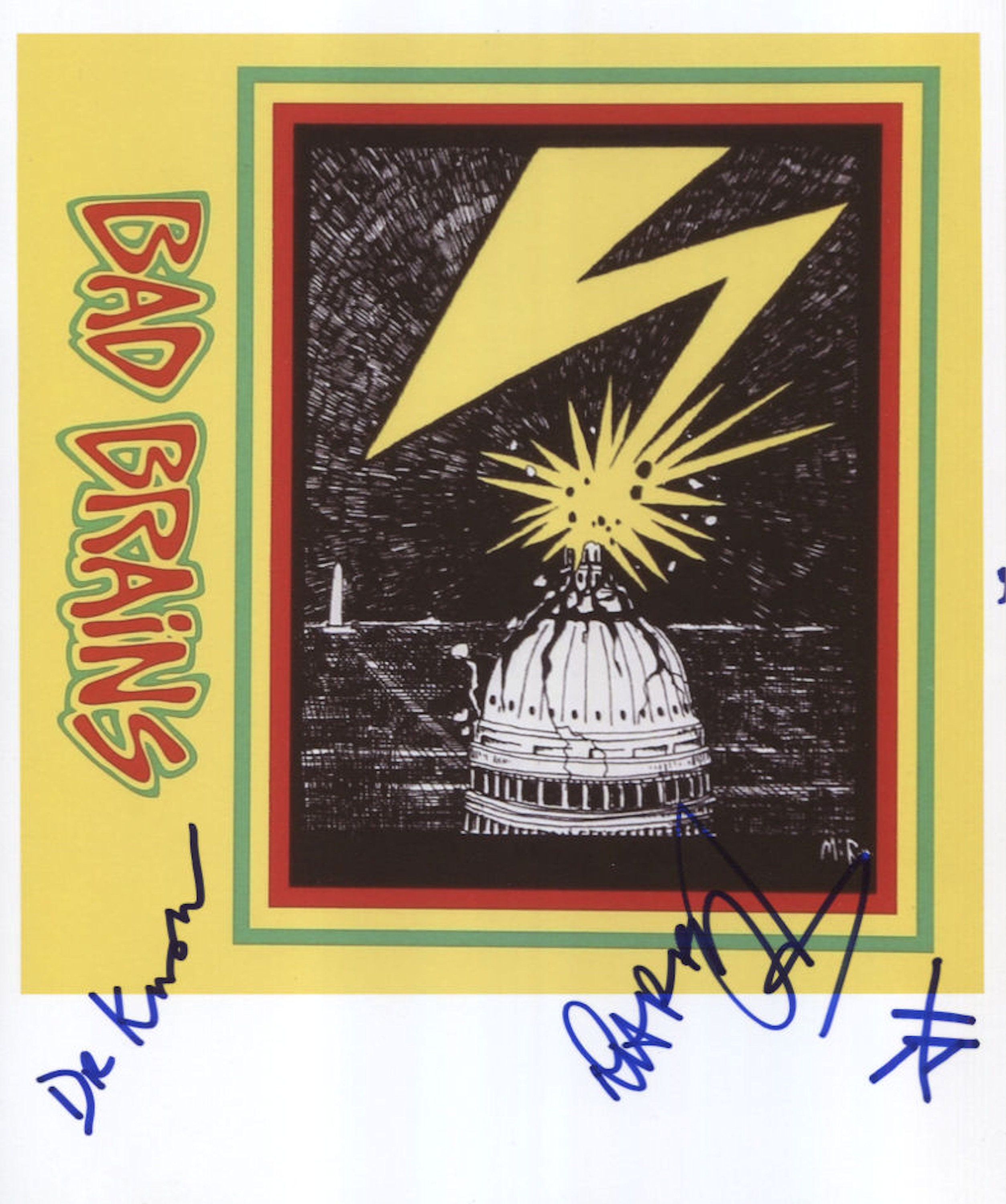 Bad Brains (U.S. Punk Reggae Band) SIGNED 8
