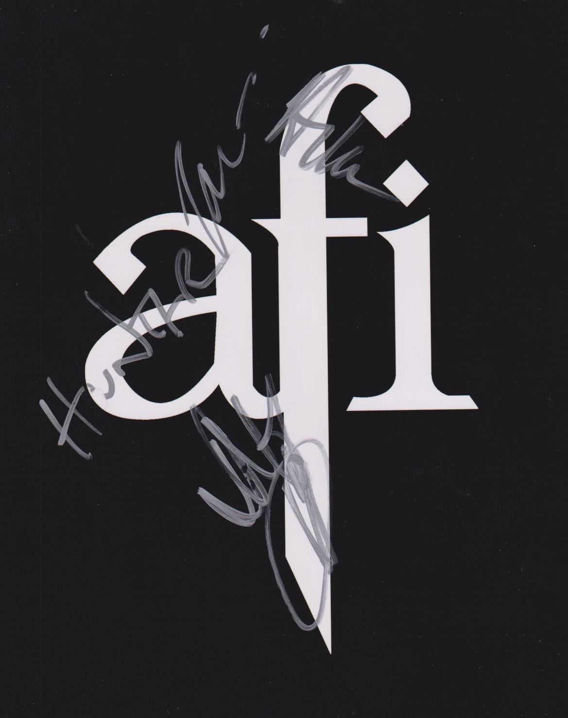 AFI (A Fire Inside) Davey Havok FULLY SIGNED 8