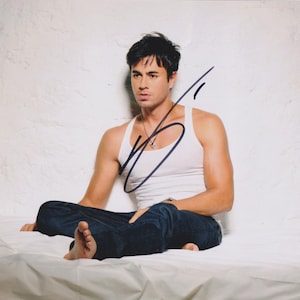 Enrique Iglesias Autograph - Etsy