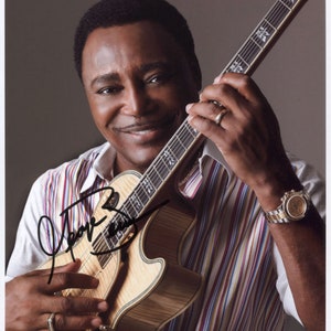 George Benson (Jazz Soul Singer Guitarist) Signed 8&quot; x 10&quot; Photo + Certificate of Authentication 100% Genuine