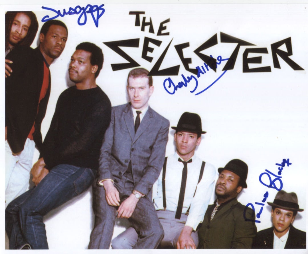 Selector Band The Selecter (U.K. 2 Tone Band) Pauline Black + 2 Others SIGNED 8