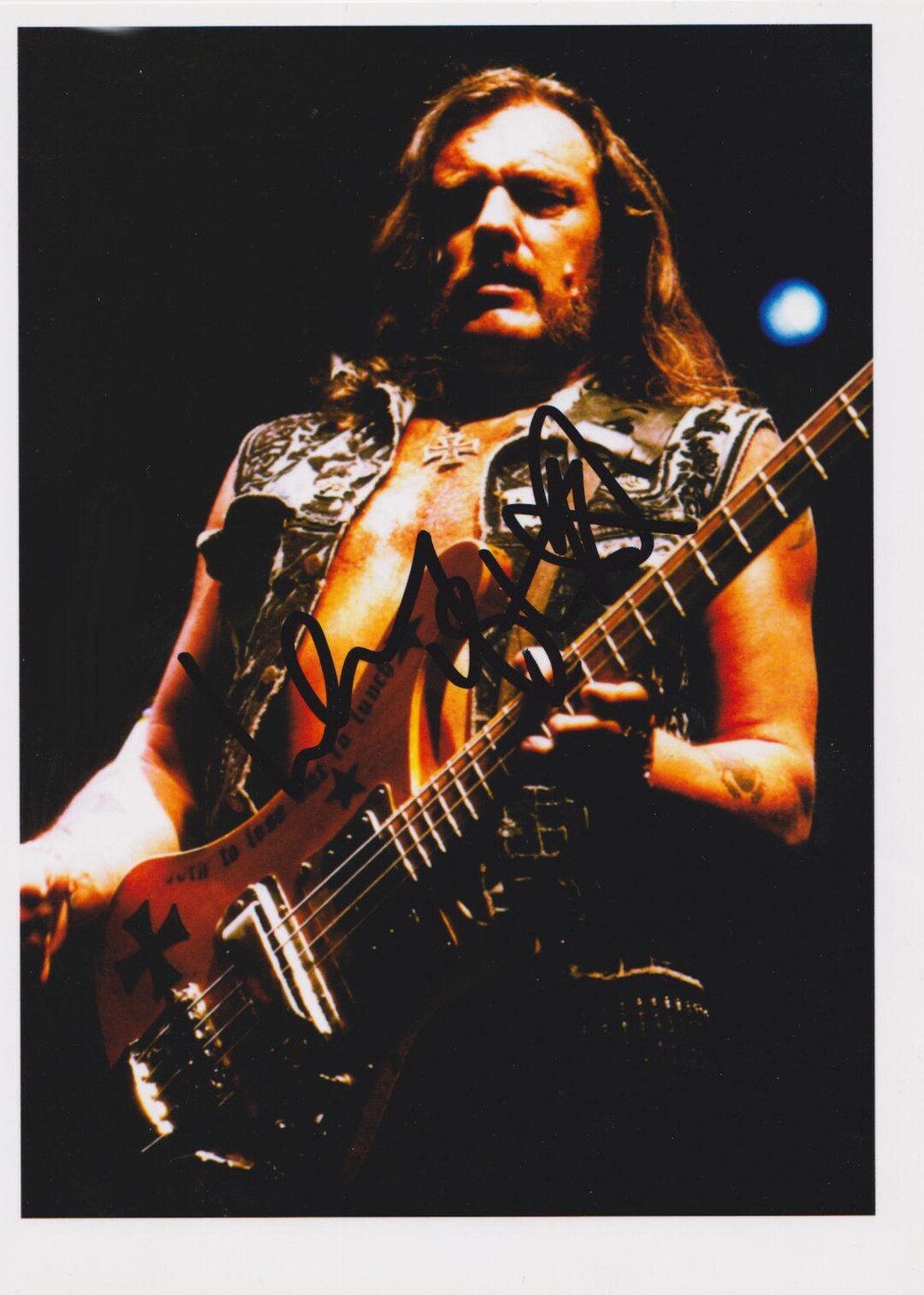 Lemmy Motorhead SIGNED 8