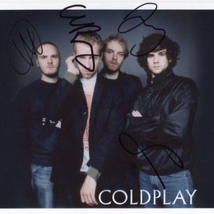 Chris martin autograph - Etsy 日本