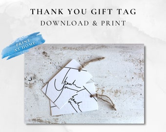 Thank You Gift Tag